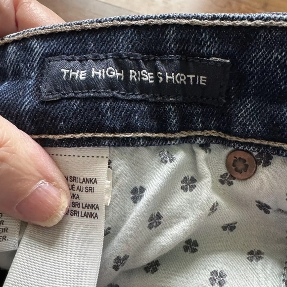 Lucky Brand Jean Shorts 2/26 The High Rise Shortie Fray Hem Beachy - Picture 5 of 7